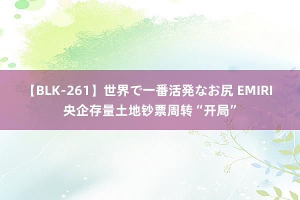 【BLK-261】世界で一番活発なお尻 EMIRI 央企存量土地钞票周转“开局”